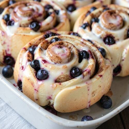 Blueberry Cinnamon Rolls