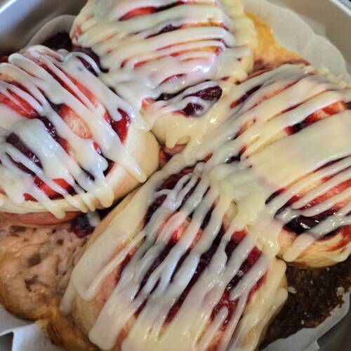 Strawberry Cinnamon Rolls